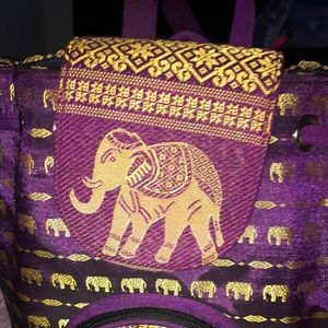 SALE Purple Elephant Small Backpack